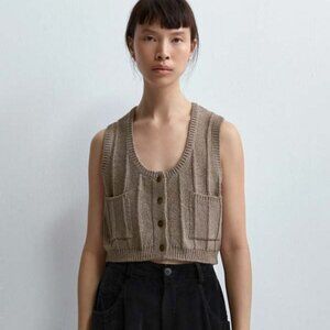 Cordera brand - cotton hand woven waistcoat vest sweater, retails $220